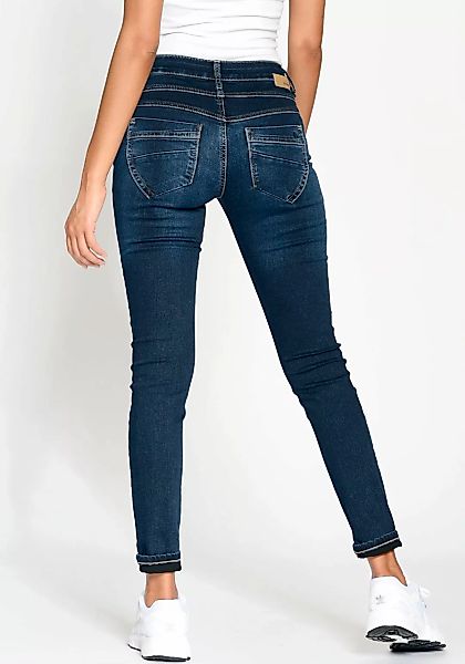 GANG Skinny-fit-Jeans "94MORA", mit 3-Knopf-Verschluss und Passe vorne günstig online kaufen