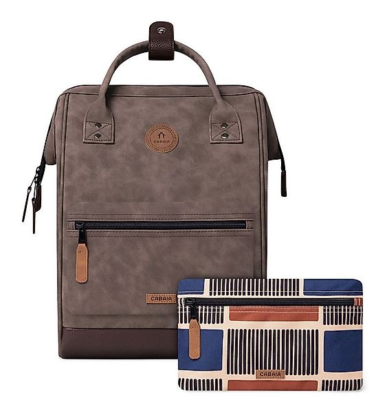 CABAIA Rucksack Vegan Nubuck Backpack (Set, 3-tlg) günstig online kaufen