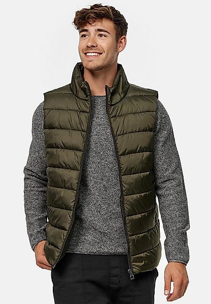 Indicode Steppweste Herren Gibbon Weste Herrenweste Steppweste mit Stehkrag günstig online kaufen