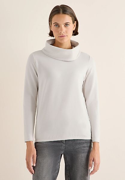Cecil Langarmshirt aus softem Materialmix günstig online kaufen