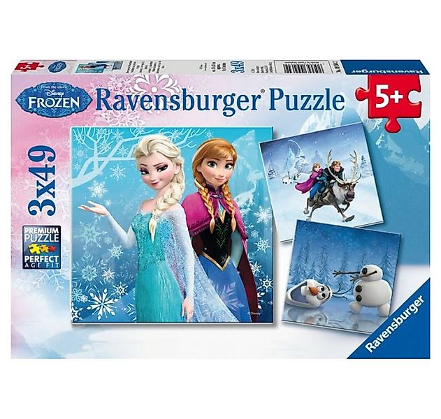 Ravensburger Puzzle Pz. FRO Abenteuer im Winterland 3x49T, Puzzleteile günstig online kaufen