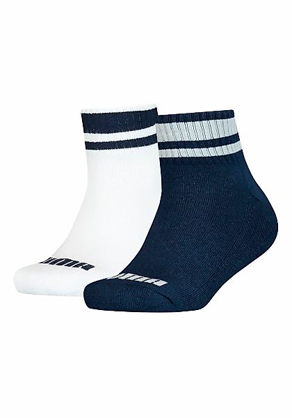 PUMA Kurzsocken "Clyde Junior", (2 Paar), mit gestreiften Bündchen günstig online kaufen