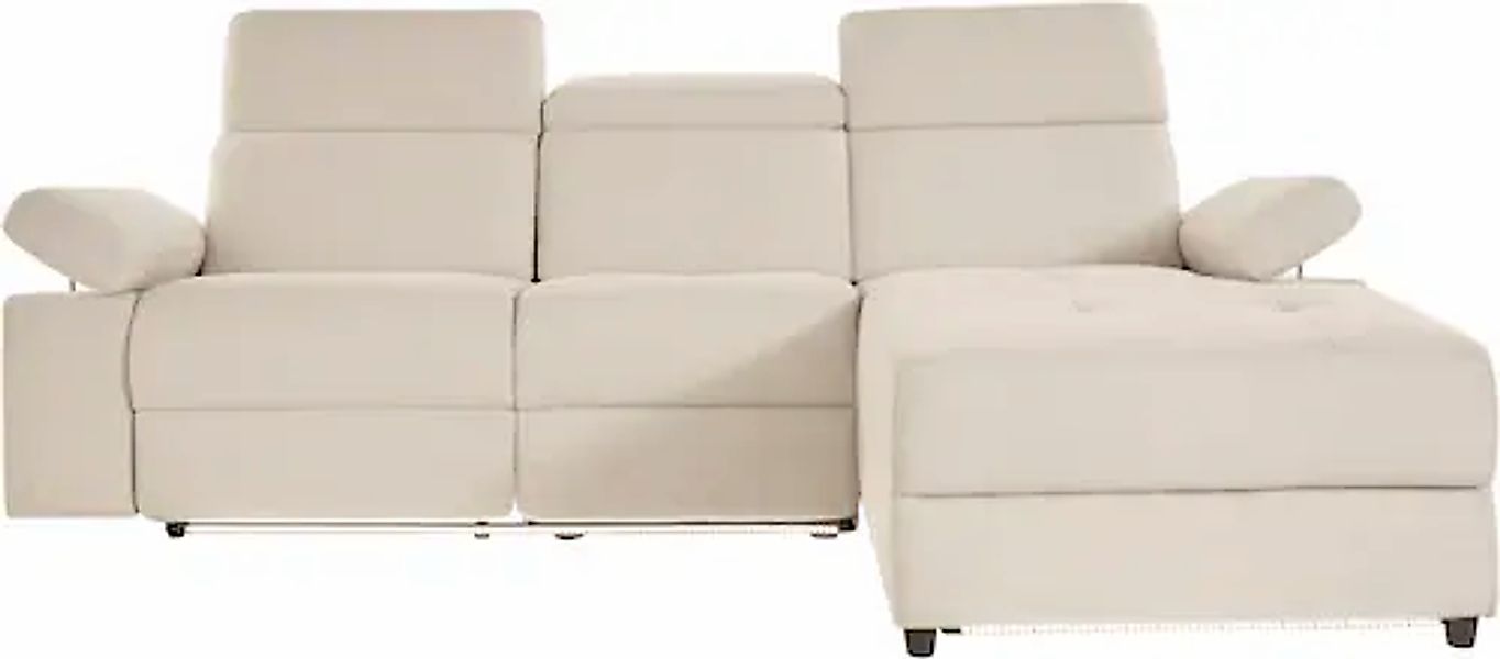 Home affaire Ecksofa »Kilado, L-Form,« mit Relaxfunktion, verstellbarer Arm günstig online kaufen