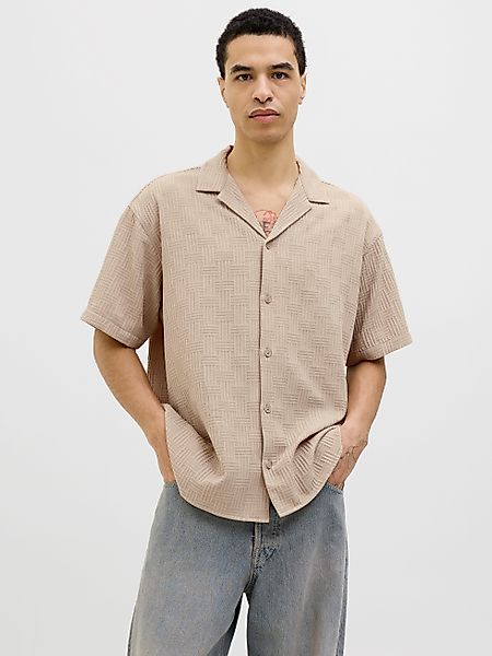 Jack & Jones Kurzarmhemd "JJEMATTEO RESORT SHIRT SS SN" mit Resort Kragen günstig online kaufen