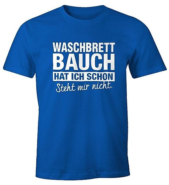 MoonWorks Print-Shirt Lustiges Herren T-Shirt Waschbrettbauch günstig online kaufen