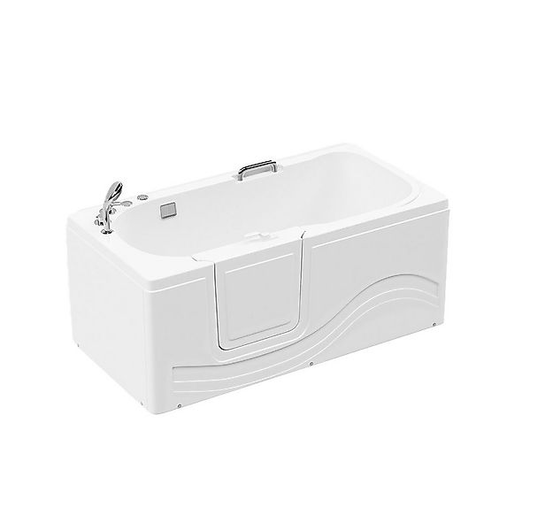 HOME DELUXE Badewanne Seniorenbadewanne VITAL, 153 x 76 x 64 cm, integriert günstig online kaufen