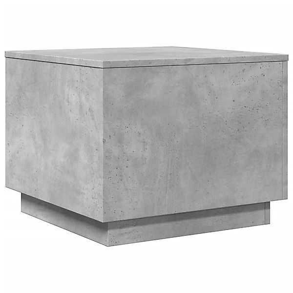 vidaXL Couchtisch mit LED-Leuchten Betongrau 50x50x40 cm 839871 günstig online kaufen