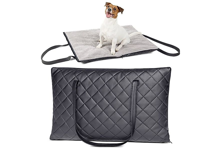 Freudentier Hundematte Outdoor Hundematte aus gestepptem Kunstleder günstig online kaufen