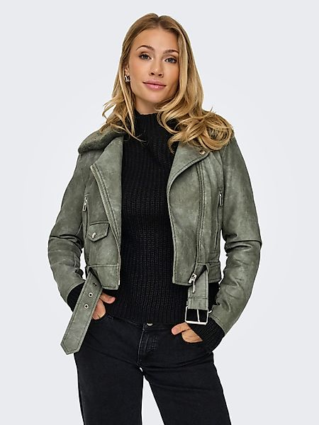 ONLY Lederimitatjacke ONLMACY WASHED BIKER CC günstig online kaufen
