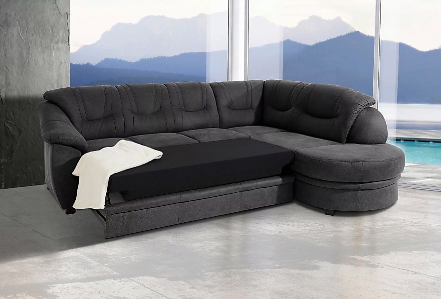 sit&more Ecksofa "Savoni L-Form", wahlweise mit Bettfunktion günstig online kaufen