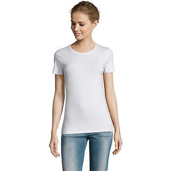 Sols  T-Shirt Camiserta de mujer de cuello redondo  CON algodón semi-peinad günstig online kaufen