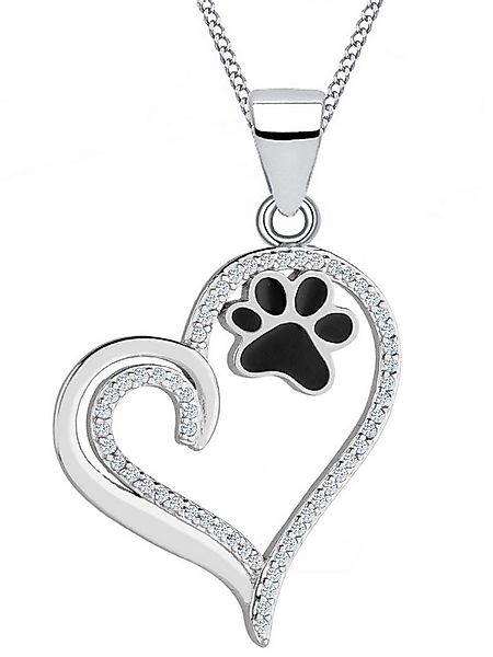 Goldene Hufeisen Kette mit Anhänger Halskette Damen Pfote Herz Anhänger Ket günstig online kaufen