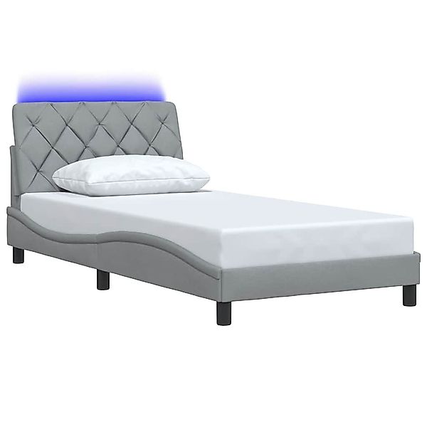 vidaXL Bett Bettgestell mit LED ohne günstig online kaufen