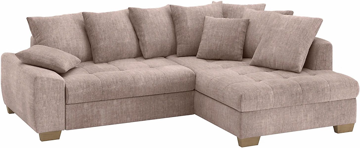 Mr. Couch Ecksofa "Nikita II, L-Form", Wahlweise mit Bettfunktion, Bettkast günstig online kaufen