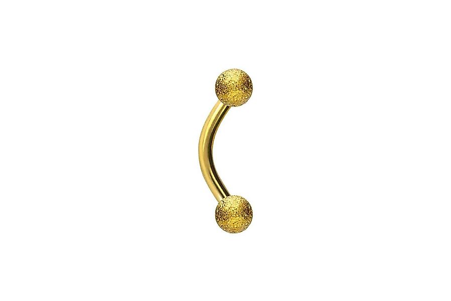PIERCINGLINE Bauchnabelpiercing Chirurgenstahl Banane DIAMANTOPTIK (Bananen günstig online kaufen