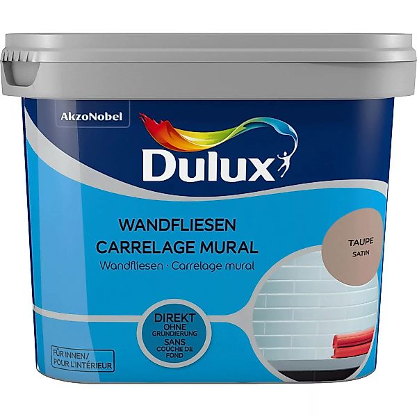 Dulux Fresh Up Wandfliesenlack Satin Taupe 750 ml günstig online kaufen