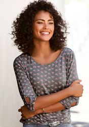 LASCANA 3/4-Arm-Shirt "mit kleinem Cut-Out am Ärmelsaum" 2er-Pack, aus weic günstig online kaufen
