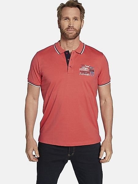 Jan Vanderstorm Poloshirt STEIVAN mit Rippstrickkragen günstig online kaufen