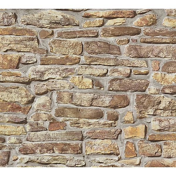 A.S. Création Vliestapete in Naturstein Optik Beige 10,05 m x 0,53 m günstig online kaufen