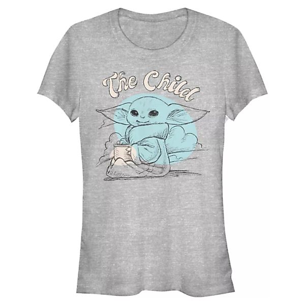 Star Wars - The Mandalorian - Yoda Child Pencil - Frauen T-Shirt günstig online kaufen