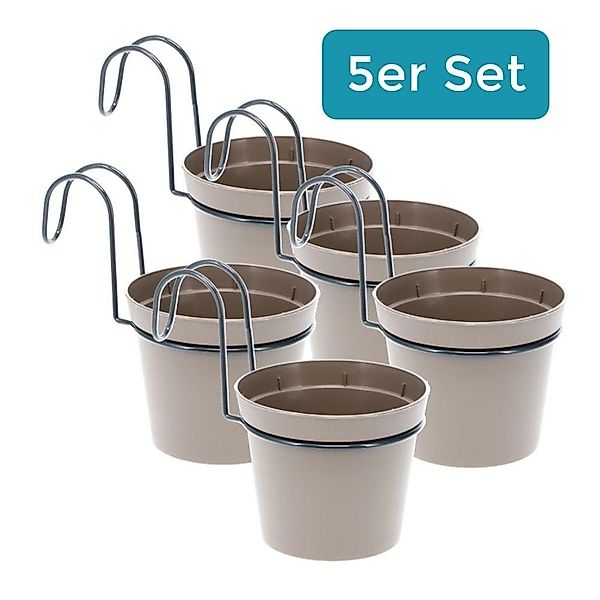 GarPet Blumentopf 5x Hängetopf Blumen Pflanz günstig online kaufen