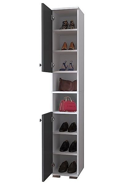 VCM Schuhschrank "Holz schmaler Schuhschrank Dielenmöbel Gados M", (1 St., günstig online kaufen