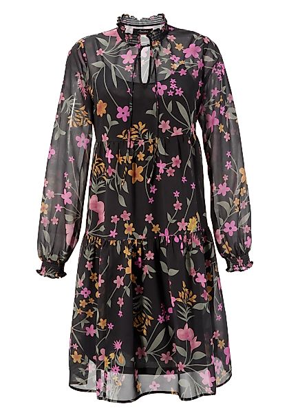 Aniston CASUAL Blusenkleid, mit farbenfrohem Blumenstruck günstig online kaufen