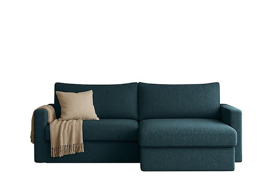 Friderik-EU Ecksofa mit Schlaffunktion und Bettkasten, 224 x 140 cm - Schla günstig online kaufen