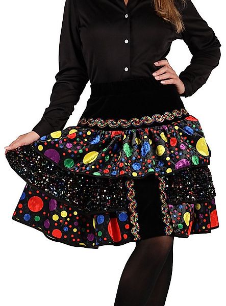 thetru Kostüm Konfetti Karnevalsrock - Faschingskostüm Damen, Kunterbunt ge günstig online kaufen