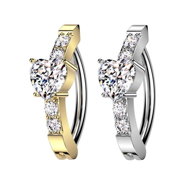 Taffstyle Bauchnabelpiercing Bauchnabelpiercing Clicker Bauchnabel Ring günstig online kaufen