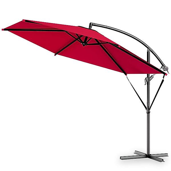 Kingsleeve Sonnenschirm, 300 cm Leichtgängiges Kurbelsystem günstig online kaufen