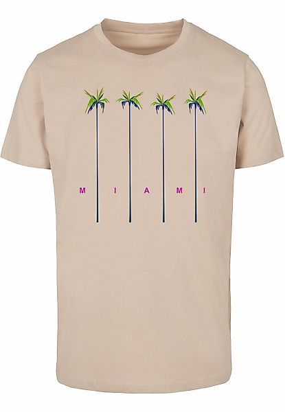 MisterTee T-Shirt "MisterTee Herren Miami Palms Tee" 1 Stk. tlg. günstig online kaufen