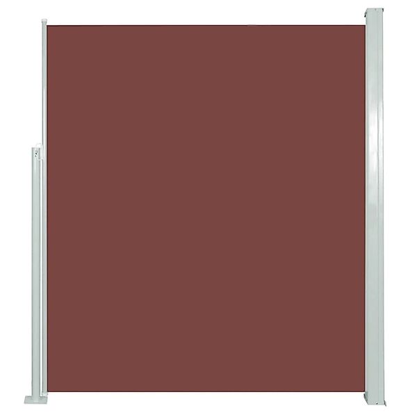 furnicato Seitenmarkise Ausziehbar 160x300 cm Braun günstig online kaufen