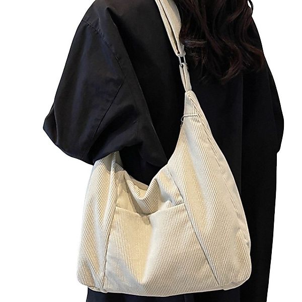 Coonoor Umhängetasche Damen Groß Cord Tasche günstig online kaufen