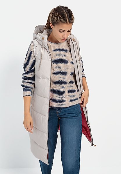 camel active Longweste mit Kapuze ärmellos günstig online kaufen
