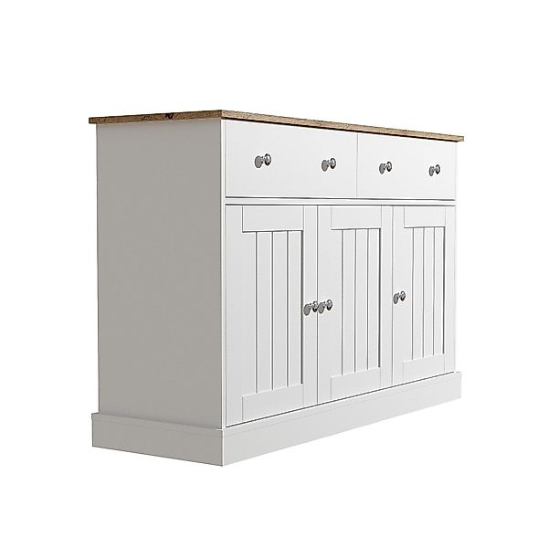 KLAM HOME Sideboard Kommode Wohnzimmerschrank mit gravierter günstig online kaufen