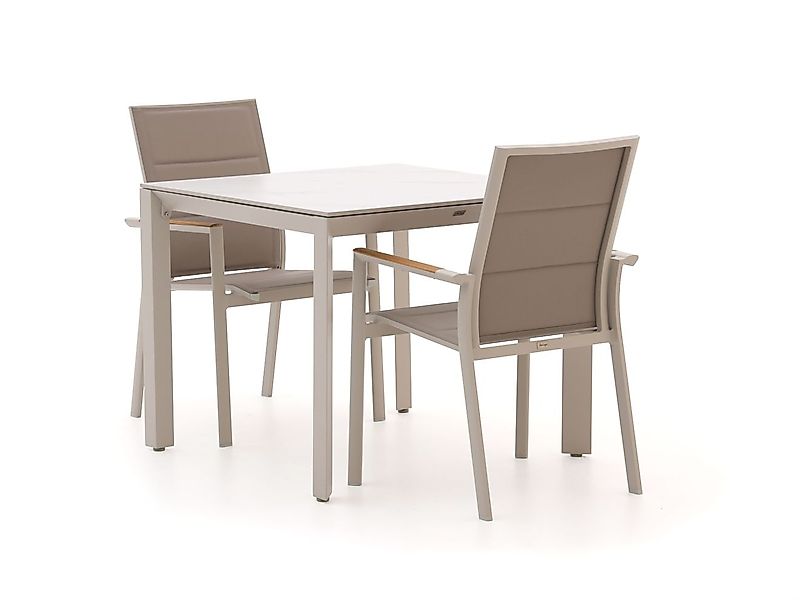 Bellagio Albinea/Sestino 90 cm Gartenmöbel-Set 3-Teilig Stapelbar günstig online kaufen