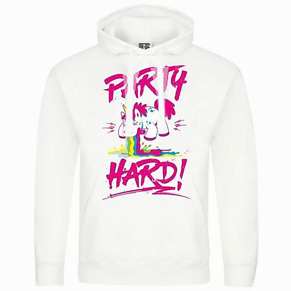 deinshirt Kapuzenpullover Herren Kapuzenpullover PARTY HARD Mit Print Motiv günstig online kaufen