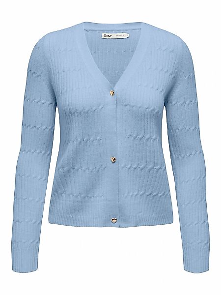 ONLY Strickjacke "ONLKATIA LS CABLE V-NECK CARDIGAN CC KNT" günstig online kaufen