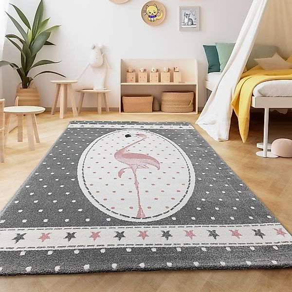 SIMPEX24 Teppich Flamingo Design, Läufer, Höhe: günstig online kaufen