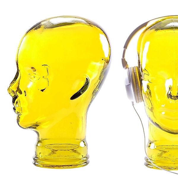 DESIGN DELIGHTS Skulptur Glas KOPFHÖRERSTÄNDER MICK günstig online kaufen
