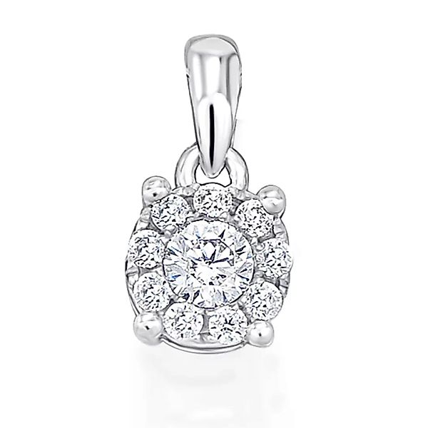 ONE ELEMENT Kettenanhänger "0,15 ct Diamant Brillant Invisible Anhänger aus günstig online kaufen