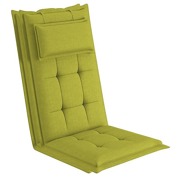 sunnypillow Hochlehnerauflage Gartenstuhlauflagen mit abnehmbarem Kopfpolst günstig online kaufen
