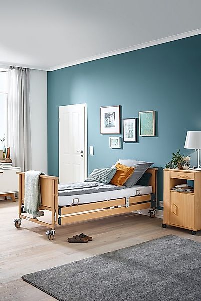 Burmeier Bett Pflegebett Dali Standard Seniorenbett (Aufrichter, Seitenschu günstig online kaufen