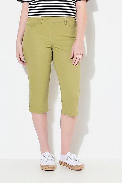 Ulla Popken Jeggings Caprihose Saumschlitze Gürtelschlaufen günstig online kaufen