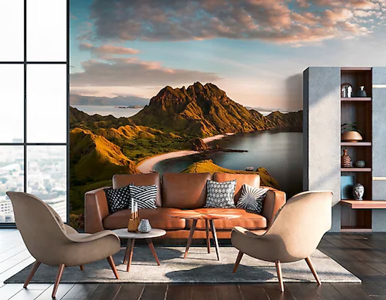 A.S. Création Vliestapete »Landschaftstapete Tropeninsel Grün Braun« matt s günstig online kaufen