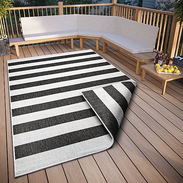 my home Teppich "Alan Wendeteppich" rechteckig 5 mm Höhe beidseitig nutzbar günstig online kaufen