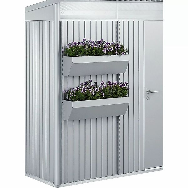 Biohort Blumenkasten "FloraBoard", 2er-Set, silber-metallic günstig online kaufen