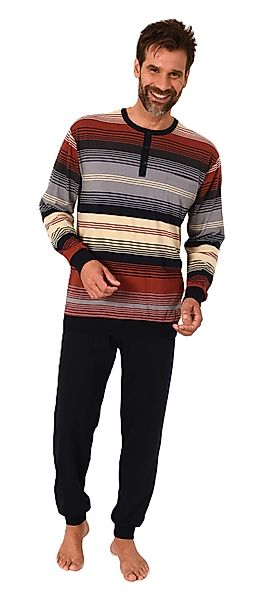 Normann Pyjama Normann Herren Schlafanzug lang günstig online kaufen