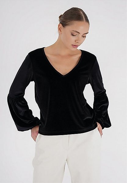 freshlions Langarmshirt Viveka (1-tlg) aus samtig, weichem Stoff hergestell günstig online kaufen